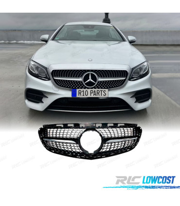 PARRILLA MERCEDES CLASE E W212 14-16 LOOK DIAMOND NEGRO