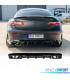 DIFUSOR MERCEDES CLASE E C238 16- AMG NEGRO BRILLO LOOK E63 + COLAS ESCAPE