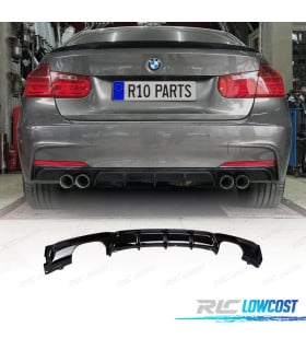 DIFUSOR BMW F30 F31 11-18 LOOK M PERFORMANCE NEGRO BRILLO