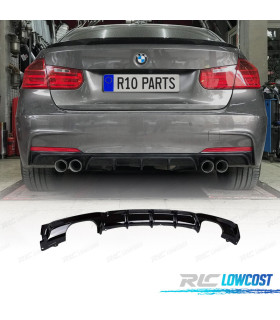 DIFUSOR BMW F30 F31 LOOK M PERFORMANCE NEGRO BRILLO ABS OO---OO