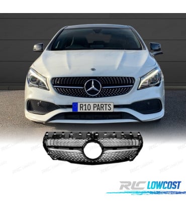 PARRILLA MERCEDES CLASE CLA W117 13-16 LOOK DIAMOND NEGRO