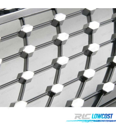 PARRILLA MERCEDES CLASE CLA W117 13-16 LOOK DIAMOND NEGRO