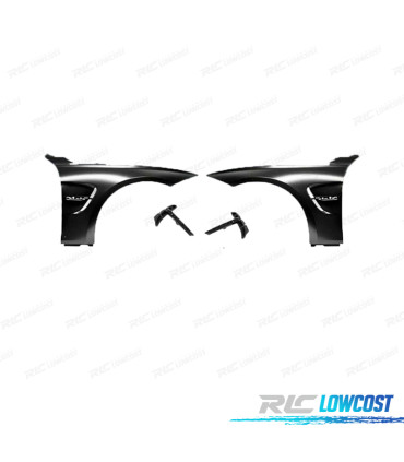 KIT 2 ALETAS BMW F30 F31 LOOK M4 MOLDURA NEGRO