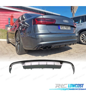 DIFUSOR AUDI A6 C7 16- LOOK S6