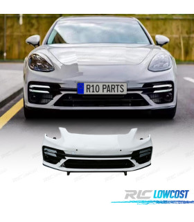 PARAGOLPES DELANTERO PORSCHE PANAMERA 971 17-23 LOOK TURBO + LUZ DIURNA LED