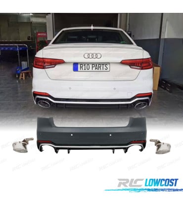 PARAGOLPES TRASERO AUDI A4 B9 SEDAN 16- LOOK RS4