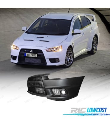 PARAGOLPES DELANTERO MITSUBISHI LANCER 09-15 LOOK EVO
