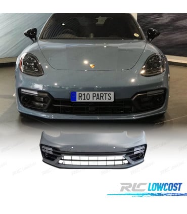 PARAGOLPES DELANTERO PORSCHE PANAMERA 13-16 LOOK TURBO 971 + LUZ DIURNA