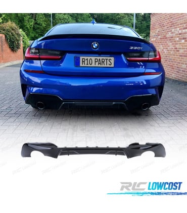 DIFUSOR BMW G20 G21 18- LOOK M PERFORMANCE NEGRO BRILLO