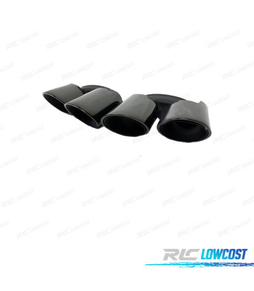 COLAS DE ESCAPE PORSCHE PANAMERA 24-25 NEGRO BRILLO