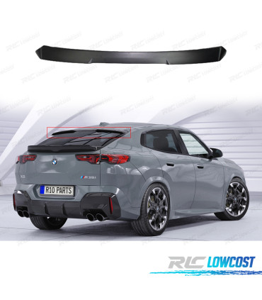 SPOILER ALERON DE TECHO BMW X2 U10 24- LOOK M NEGRO BRILLO