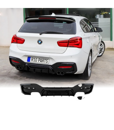 DIFUSOR BMW F20 LCI 15-19 LOOK M COMPETITION NEGRO BRILLO