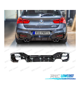DIFUSOR BMW F20 LCI 15-19 LOOK M PERFORMANCE NEGRO BRILLO