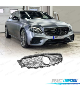 PARRILLA MERCEDES CLASE E W213 AMG 17-20 CAMARA LOOK DIAMOND SILVER