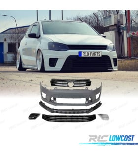 PARAGOLPES DELANTERO VOLKSWAGEN VW POLO 09-17 LOOK WRC