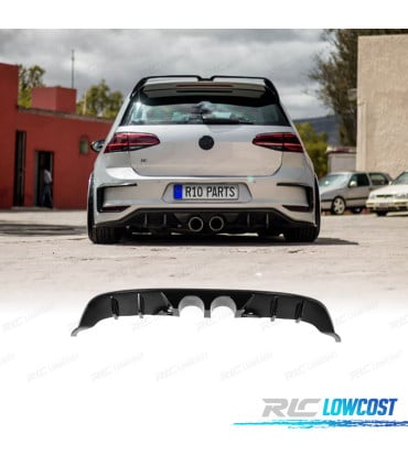DIFUSOR VOLKSWAGEN VW GOLF 7 12-17 LOOK R400 NEGRO BRILLO