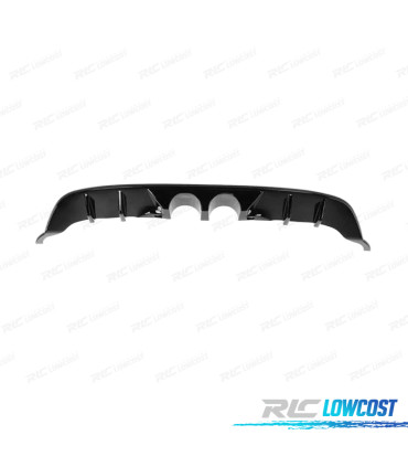 DIFUSOR VOLKSWAGEN VW GOLF 7 12-17 LOOK R400 NEGRO BRILLO