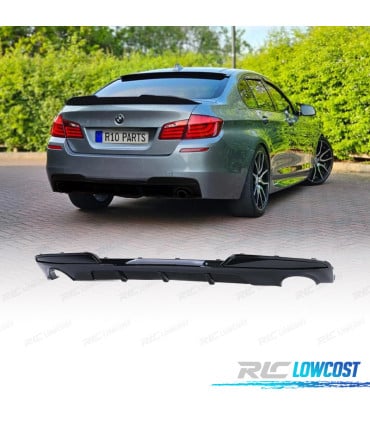 DIFUSOR BMW F10 F11 10-16 LOOK M NEGRO BRILLO