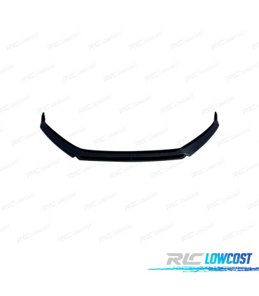 SPOILER LIP VOLKSWAGEN VW SCIROCCO 15- LOOK R NEGRO BRILLO