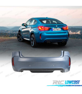 PARAGOLPES TRASERO BMW X6 F16 LOOK X6M PDC