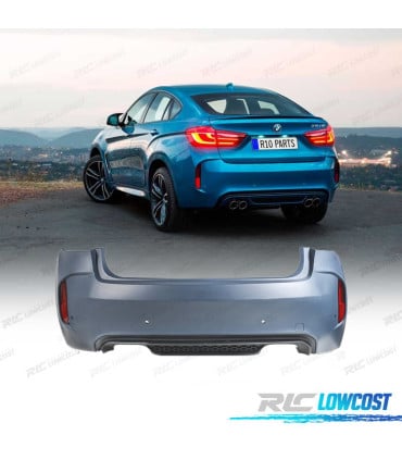 PARAGOLPES TRASERO BMW X6 F16 LOOK X6M PDC