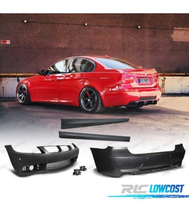 KIT PARAGOLPES BMW E90 PDC Y LAVAFAROS 05-08 LOOK M3