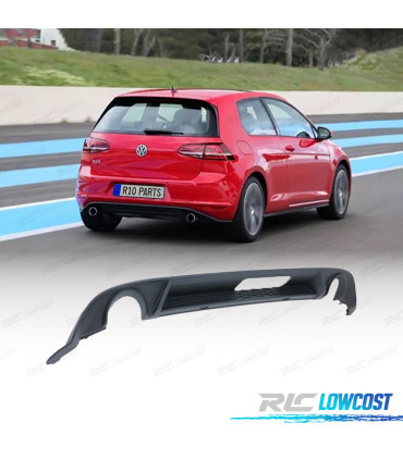 DIFUSOR VOLKSWAGEN VW GOLF 7.5 17-20 LOOK GTI PLASTICO ABS