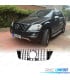 PARRILLA MERCEDES M ML W164 08-11 LOOK AMG NEGRO CROMO