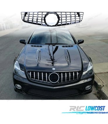 PARRILLA MERCEDES SL R230 08-12 NEGRO CROMO