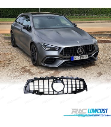 PARRILLA MERCEDES CLA C118 19- LOOK AMG GT NEGRO BRILLO