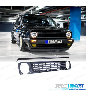PARRILLA VOLKSWAGEN VW GOLF 2 83-91 NEGRO + MOLDURA NEGRO