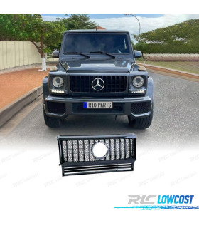 PARRILLA MERCEDES CLASE G W463 90-18 LOOK AMG NEGRO BRILLO