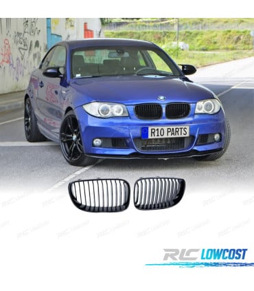 PARRILLAS BMW E81 E82 E87 E88 07-11 LOOK M NEGRO BRILLO