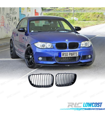PARRILLAS BMW E81 E82 E87 E88 07-12 LOOK M NEGRO BRILLO