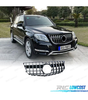 PARRILLA MERCEDES GLK X204 12-15 LOOK AMG NEGRO BRILLO CROMO