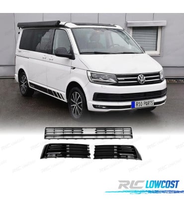 REJILLAS VOLKSWAGEN VW T6 MULTIVAN 15-19 ACC NEGRO BRILLO