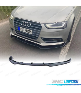 SPOILER LIP AUDI A4 B8 8K 11-15 NEGRO BRILLO