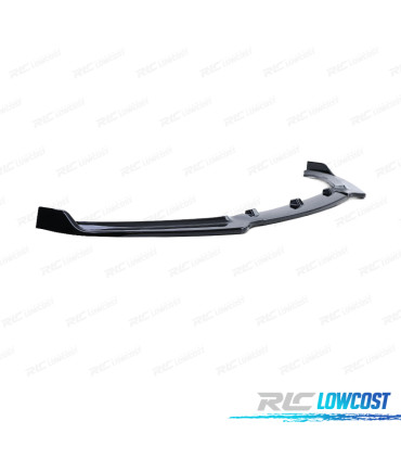 SPOILER LIP AUDI A4 B8 8K 11-15 NEGRO BRILLO