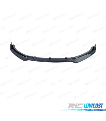 SPOILER LIP AUDI A4 B8 8K 11-15 NEGRO BRILLO