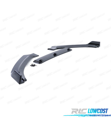 SPOILER LIP AUDI A4 B8 8K 11-15 NEGRO BRILLO
