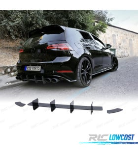 DIFUSOR VOLKSWAGEN VW GOLF 7 GTI 3P 5P 12-20 NEGRO BRILLO