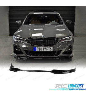SPOILER LIP BMW G20 G21 18- LOOK M PERFORMANCE NEGRO BRILLO