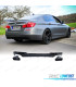 DIFUSOR BMW F10 F11 10-17 LOOK M PERFORMANCE NEGRO BRILLO + COLAS DE ESCAPE NEGRO ABS