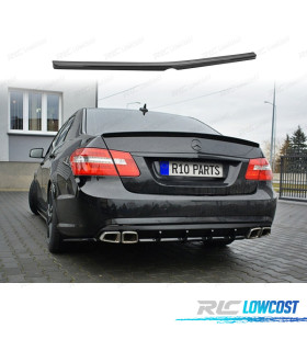 ALERON SPOILER MERCEDES CLASE E W212 SEDAN 09-16 LOOK AMG NEGRO BRILLO
