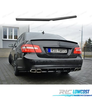 ALERON PESTAÑA MERCEDES CLASE E W212 SEDAN 09-16 LOOK AMG NEGRO BRILLO