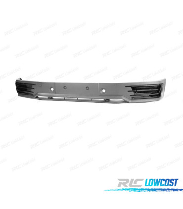 SPOILER FRONTAL PARA VOLKSWAGEN VW T6 15-19 SPORTLINE REJILLAS NEGRO BRILLO