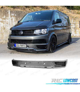 SPOILER FRONTAL PARA VOLKSWAGEN VW T6 15-19 SPORTLINE REJILLAS NEGRO BRILLO
