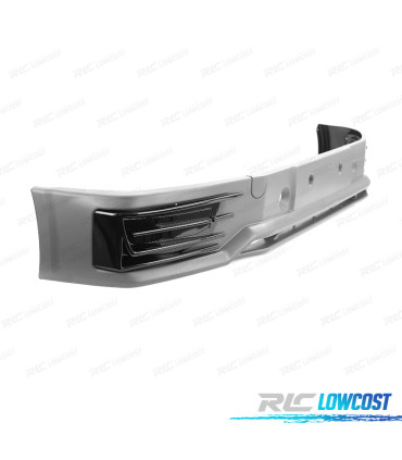 SPOILER FRONTAL VOLKSWAGEN VW T6 15-19 SPORTLINE REJILLAS NEGRO BRILLO
