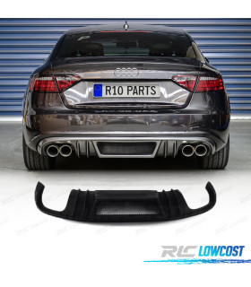 DIFUSOR AUDI A5 COUPE CABRIO 07-11 LOOK RIEGER