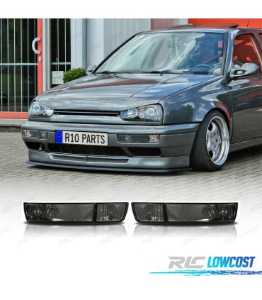 INTERMITENTES FRONTALES VOLKSWAGEN VW GOLF 3 91-97 CROMO AHUMADO